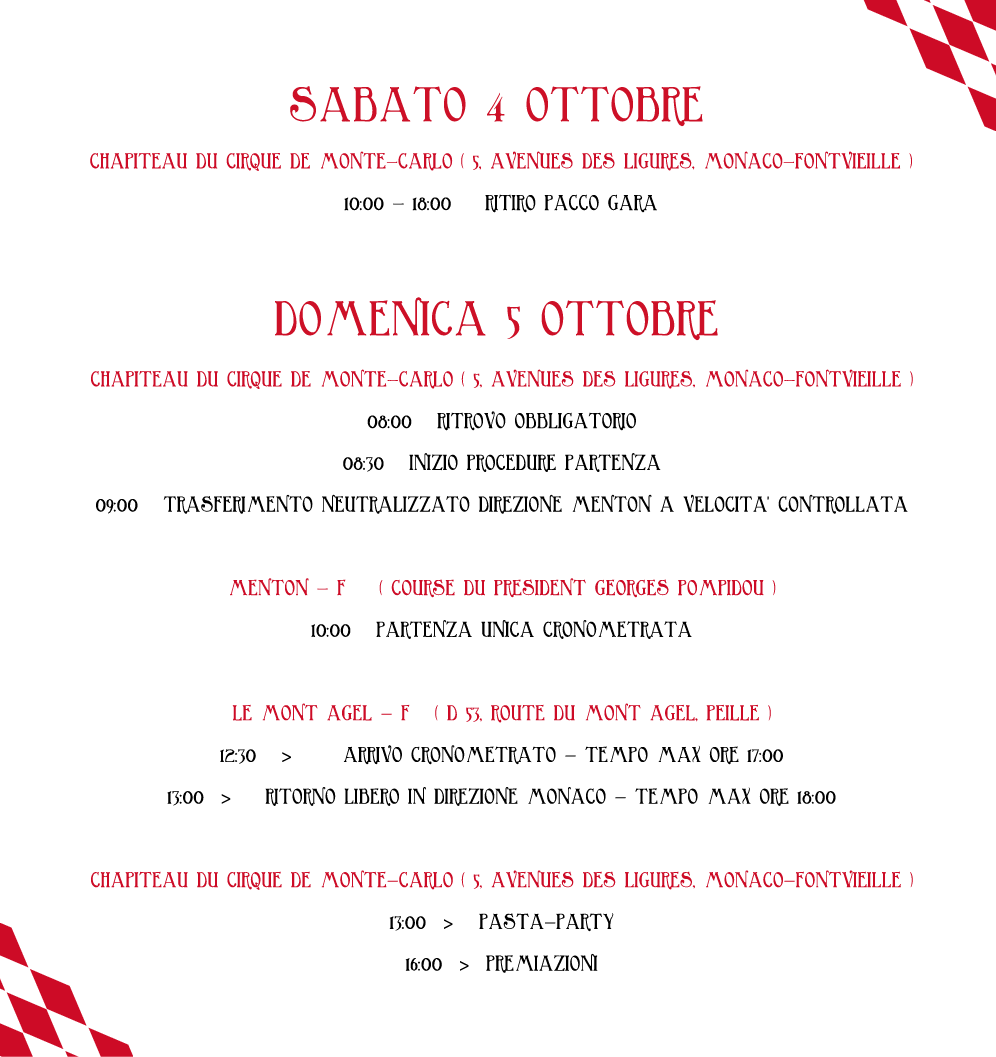 Programma - Granfondo Montecarlo